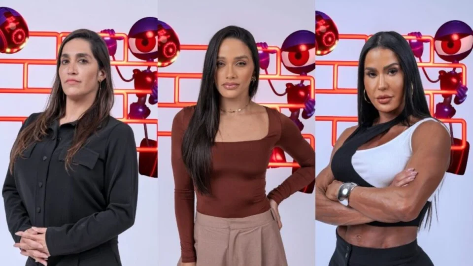 Enquete BBB 25: Quem deve sair entre Daniele Hypólito, Eva e Gracyanne Barbosa? Vote