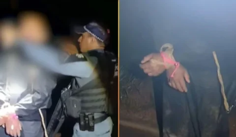 VÍDEO: homem é sequestrado, amarrado e abandonado na estrada no Amazonas