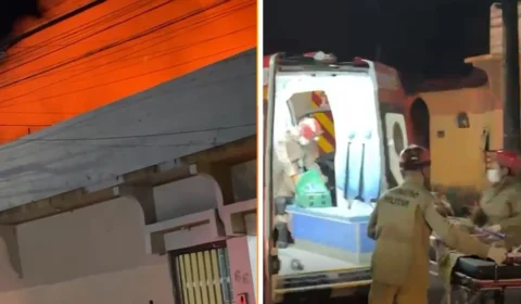 Idosa fica presa em incêndio de grandes proporções na zona Sul de Manaus