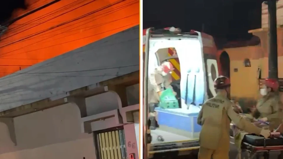 Idosa fica presa em incêndio de grandes proporções na zona Sul de Manaus