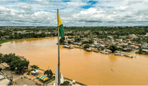 Nível do Rio Acre segue caindo nesta quinta-feira (26); veja novo boletim