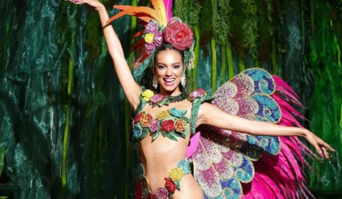 Alane ‘rala’ bumbum durante desfile da Grande Rio 2025; veja vídeo