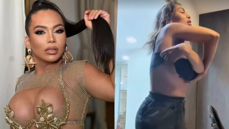 Influenciadora de Manaus expõe ‘calote’ e tira roupa durante confusão em loja; veja