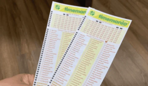 Timemania de hoje, terça-feira (25/03), concurso 2222; prêmio chega a R$ 7,5 milhões