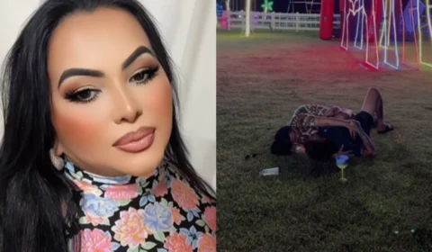 VÍDEO: Márcia Dantas e Tiago protagonizam cena quente no gramado do ‘Rancho do Maia’