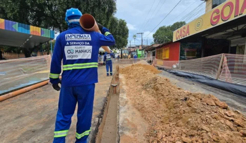 Saneamento básico ganha força na zona Leste de Manaus: Jorge Teixeira recebe novas redes de esgoto