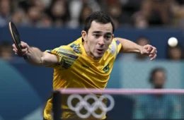 Hugo Calderano faz história e garante medalha inédita para o Brasil no Mundial