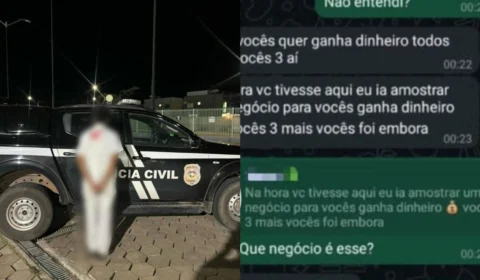 Homem é preso por oferecer dinheiro a adolescentes em troca de pornografia infantil em Roraima