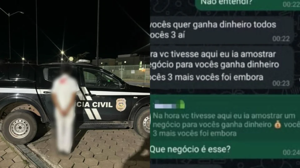 Homem é preso por oferecer dinheiro a adolescentes em troca de pornografia infantil em Roraima