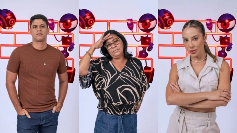 Enquete BBB 25: Quem deve sair entre Guilherme, Joselma e Renata? Vote
