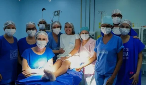 Procedimento raro! Bebê de 8 meses recebe transfusão de sangue dentro do útero da mãe em Roraima