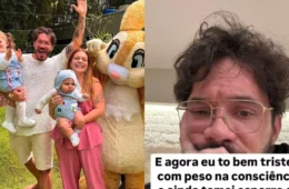 Viih Tube dá esporro em Eliezer por ‘traumatizar’ a filha: ‘Estou bem triste’