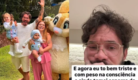 Viih Tube dá esporro em Eliezer por ‘traumatizar’ a filha: ‘Estou bem triste’