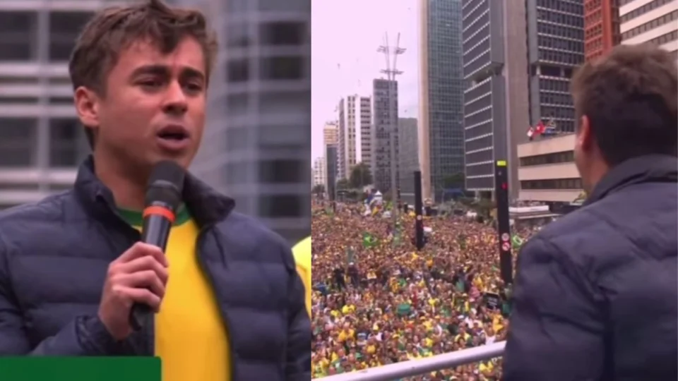 ‘Se lascou, seu covarde!’, diz Nikolas Ferreira para Alexandre de Moraes em ato pró-anistia; veja o vídeo