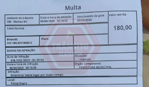 Falsas multas são aplicadas a frequentadores da Praia da Ponta Negra em Manaus