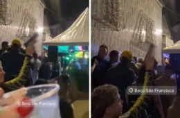 Jovem é filmado exibindo arma de fogo durante uma festa em Manaus; veja vídeo