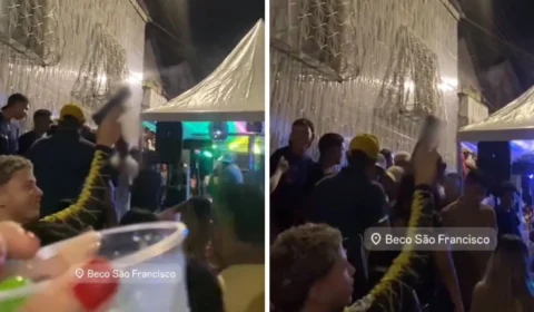 Jovem é filmado exibindo arma de fogo durante uma festa em Manaus; veja vídeo