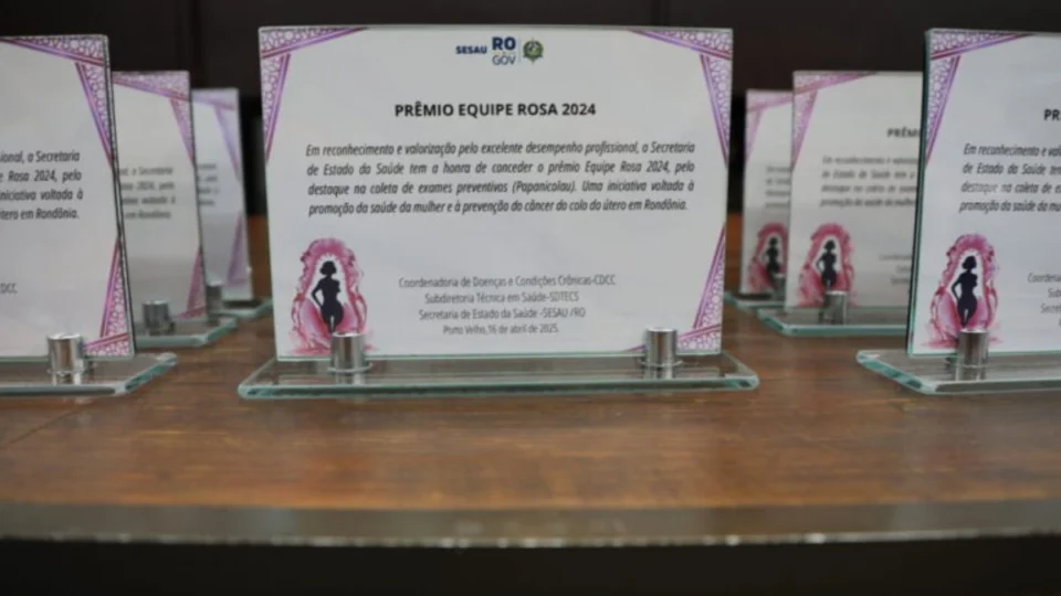 Nova Brasilândia e Pimenta Bueno recebem prêmio equipe Rosa em Porto Velho