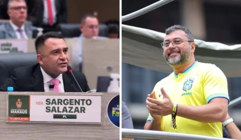 Sargento Salazar critica possível ida de Wilson Lima ao PL e ameaça sair: ‘Se ele for, eu saio’