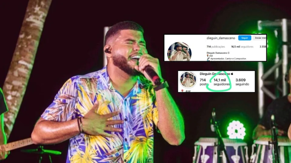 Cantor suspeito de agredir namorada em Manaus ganha mais de 2 mil seguidores após denúncia