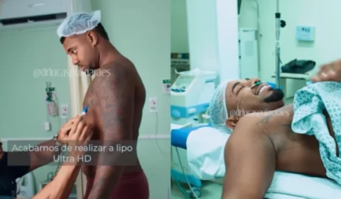 ‘O pai ta lipado’: Davi Brito revela resultado de cirurgia no abdômen; confira