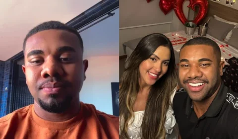 Davi Brito anuncia que será pai em live: ‘papai calabreso tá na área’