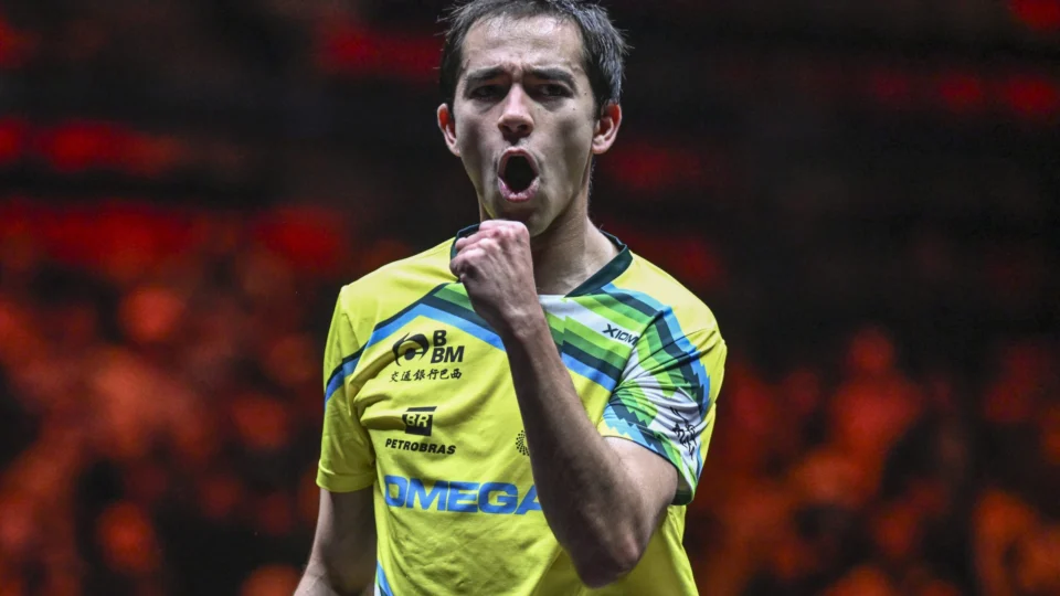 Hugo Calderano é o primeiro não asiático ou europeu a vencer o Mundial de tênis de mesa