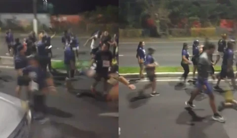 VÍDEO: Motorista embriagado atropela e deixa cinco corredores feridos na Ponta Negra, em Manaus