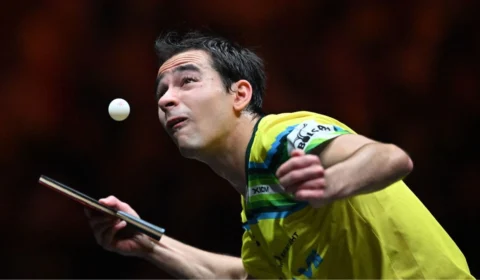 Hugo Calderano fica em 2º lugar no Mundial de Tênis de Mesa