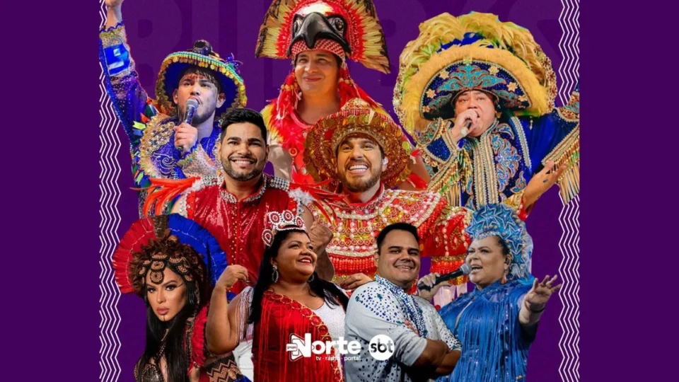 Norte Bumbás 2025: line-up promete agitar Manaus com estrelas do Garantido e Caprichoso
