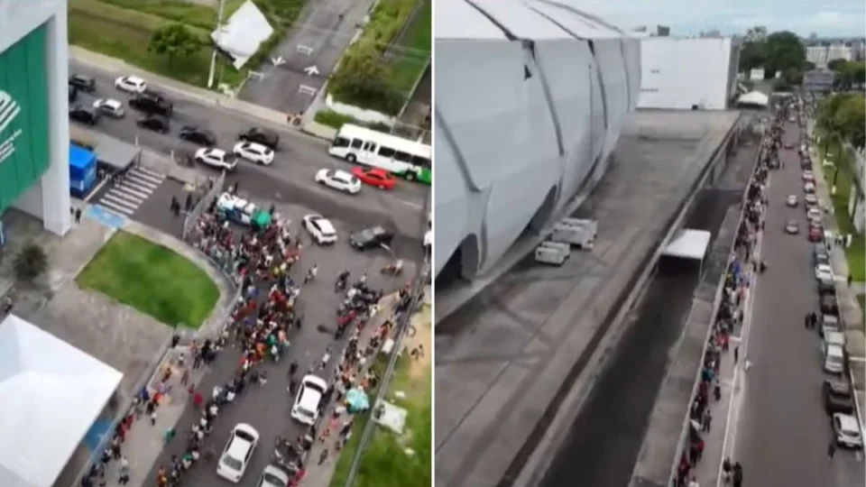 População tenta invadir Vasco Vasques para emissão de documentos em Manaus; veja momento