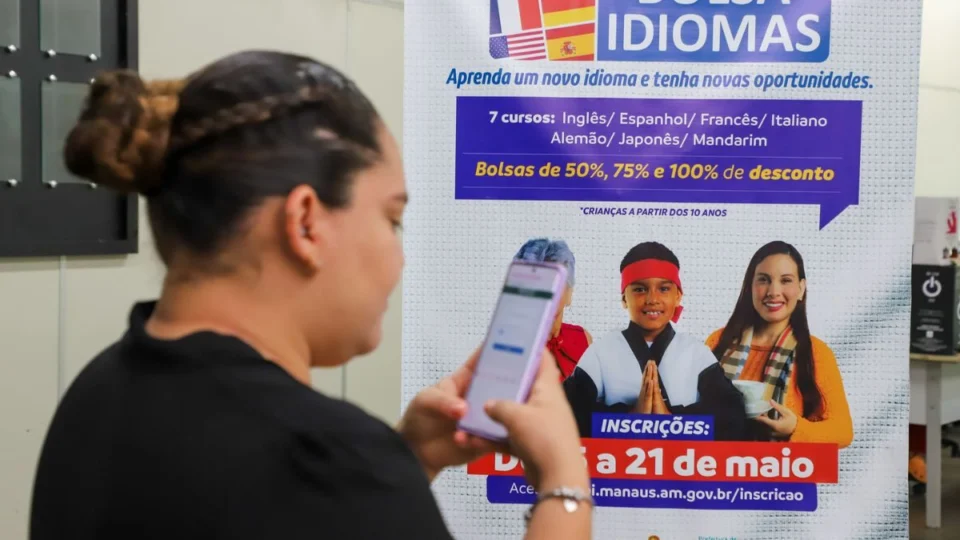 Programa Bolsa Idiomas oferece 36 mil bolsas gratuitas em Manaus; veja como se inscrever