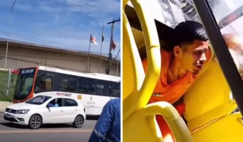 Tentativa de assalto termina com criminoso chorando após ser desarmado em Manaus; veja vídeo