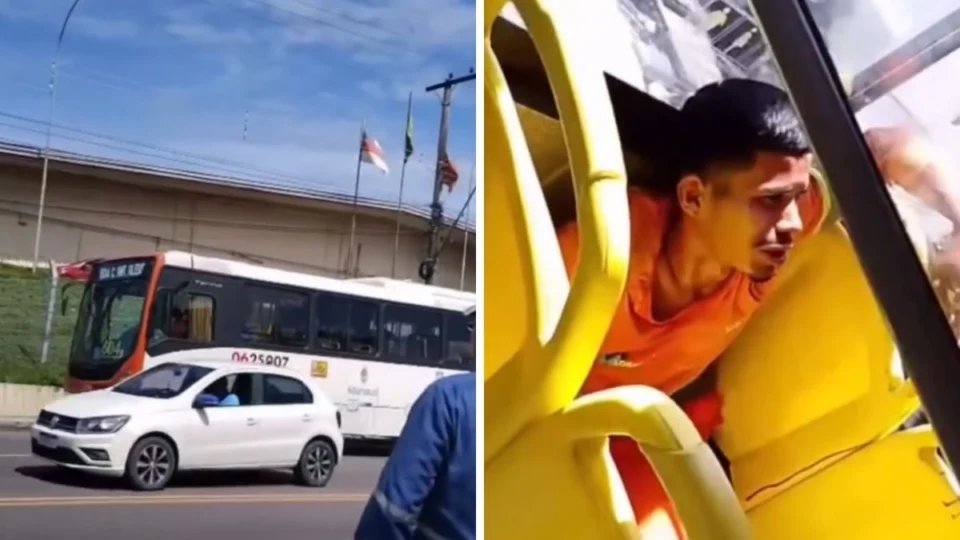 Tentativa de assalto termina com criminoso chorando após ser desarmado em Manaus; veja vídeo