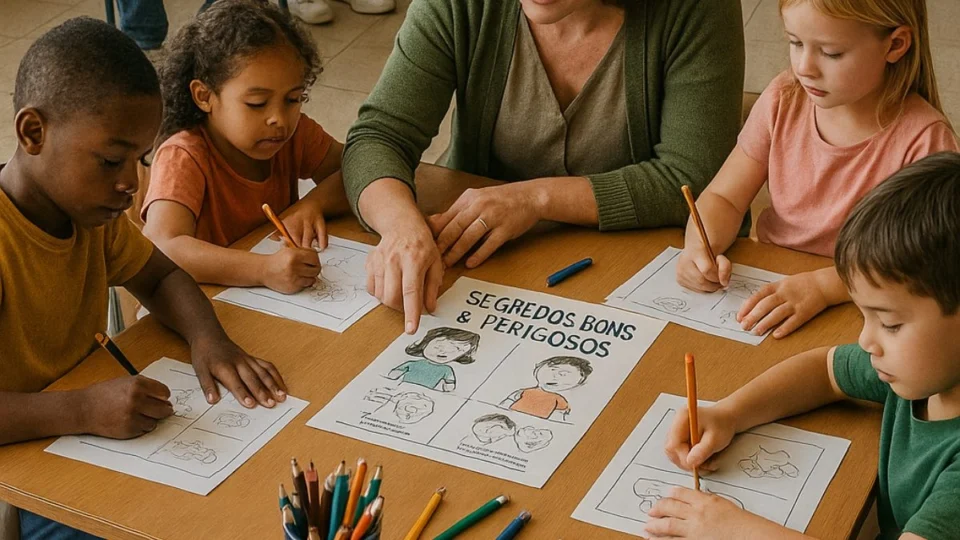 Atividades no ‘Maio Laranja’: Veja 10 ações para crianças, pais e professores