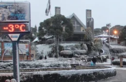 Veja temperatura registrada na cidade mais fria do Brasil