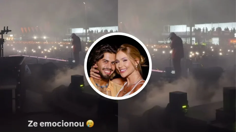 VÍDEO: Zé Felipe chora durante show em Portugal após términar com Virginia