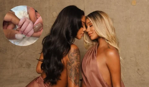 Zuri, filha de Ludmilla e Brunna Gonçalves, nasce em Miami: ‘as mulheres mais felizes do mundo’