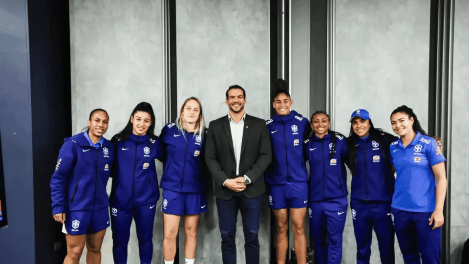 Samir Xaud promete virada no futebol feminino; entenda os planos da CBF