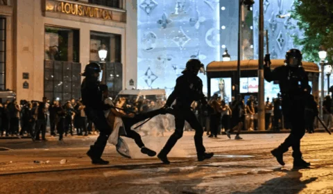 VÍDEO: festa do PSG por título da Champions tem mortes, incêndios e mais de 500 presos