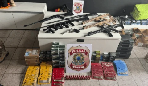 Operação da PF no Tocantins prende grupo por tráfico, comércio de armas e assaltos a bancos