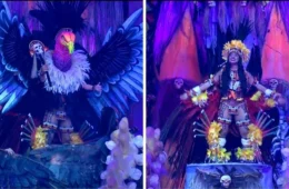 Festival de Parintins 2025: Isabelle Nogueira se transmuta em ‘urubu’ para lenda amazônica