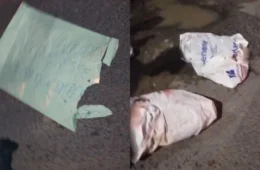 Corpo com bilhete é encontrado esquartejado e jogado em rua na zona Leste de Manaus