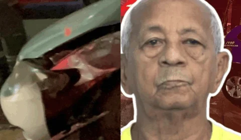 Idoso morre após grave acidente envolvendo três carros e bicicleta em Porto Velho