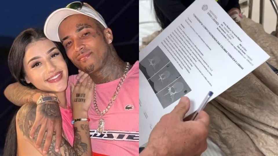 Bia Miranda sofre grave fratura nas costas após chute de Gato Preto, diz laudo