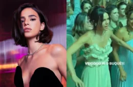 VÍDEO: Bruna Marquezine viraliza ao disputar buquê no casamento de Giovanna Lancellotti; assista