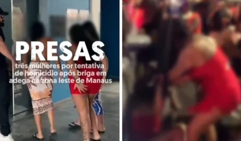 VÍDEO: Trio é preso por espancar mulher em Manaus e deixá-la em coma