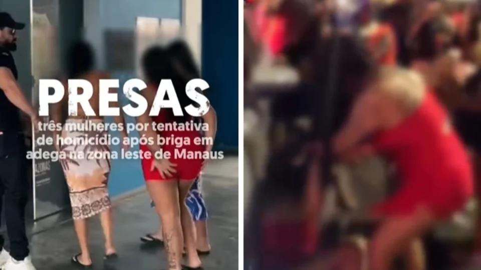 VÍDEO: Trio é preso por espancar mulher em Manaus e deixá-la em coma