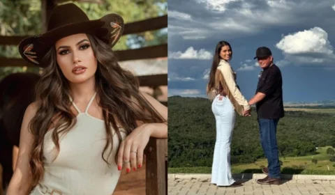 Fotos antigas da esposa de Amado Batista viralizam nas redes e miss reage: ‘era feia’