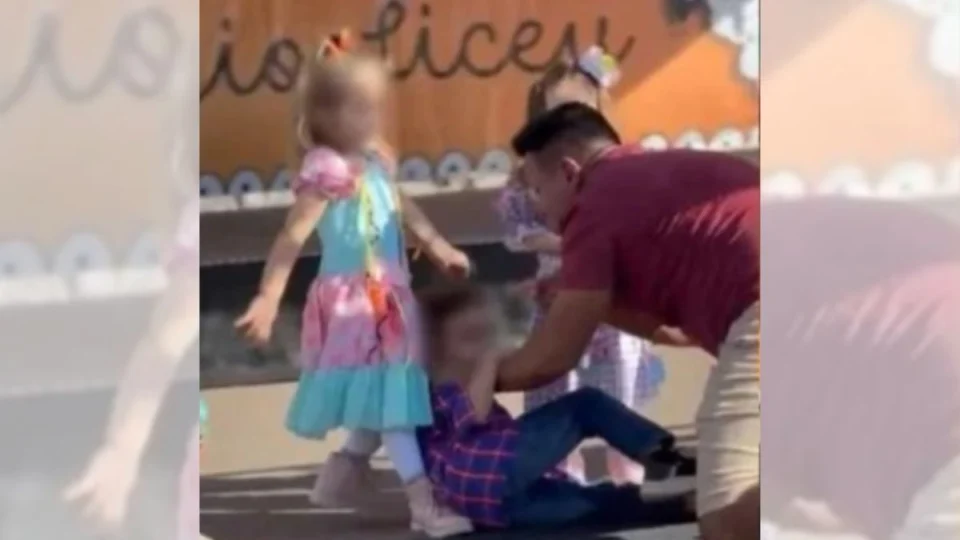 Homem agride criança de 4 anos durante apresentação junina de escola em Brasília